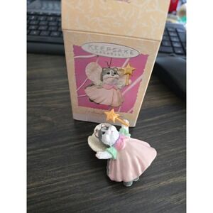 Hallmark Keepsake 1997 A Purr-fect Princess Cat Ornament Sharon Pike Spring Box